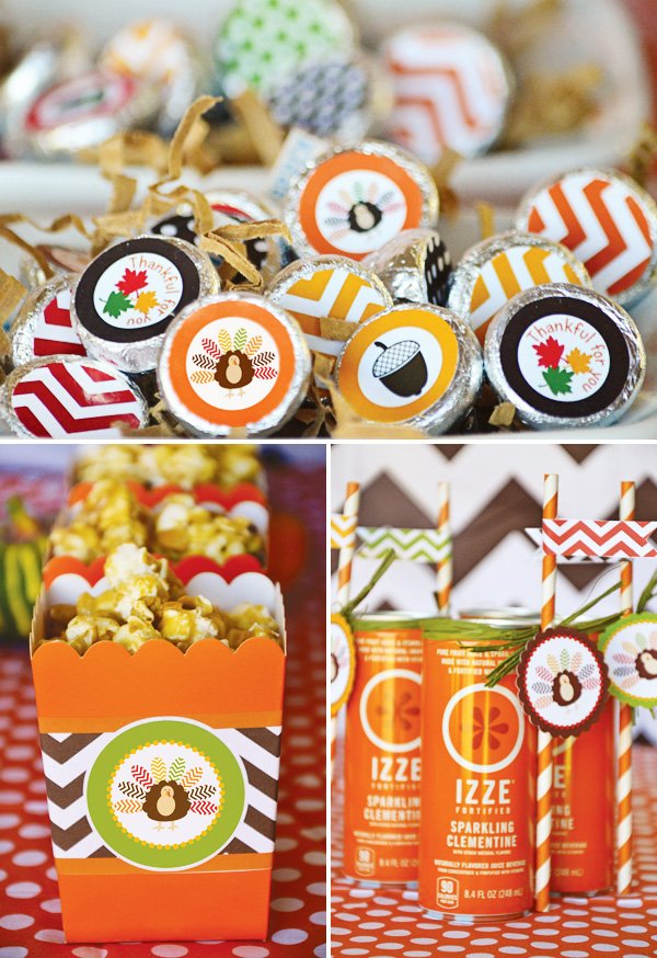 thanksgiving festive treats and drinks