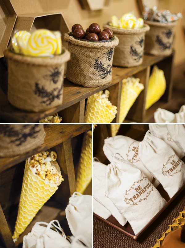 bee thanksgiving candy