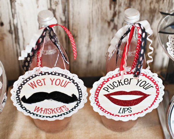 valentine drinks signs