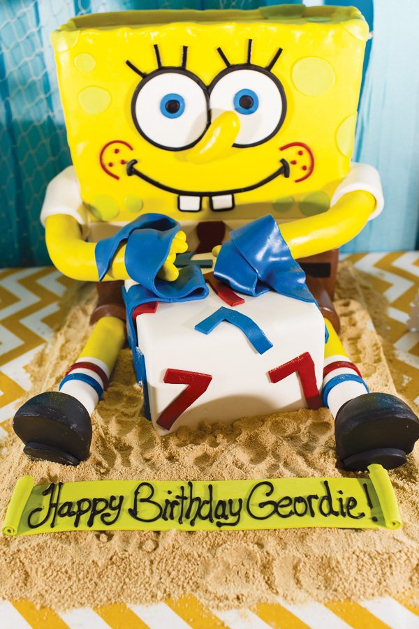 spongebob squarepants birthday cake