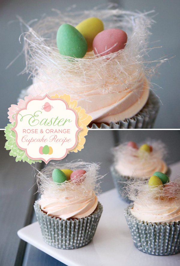 easter cupcake nests