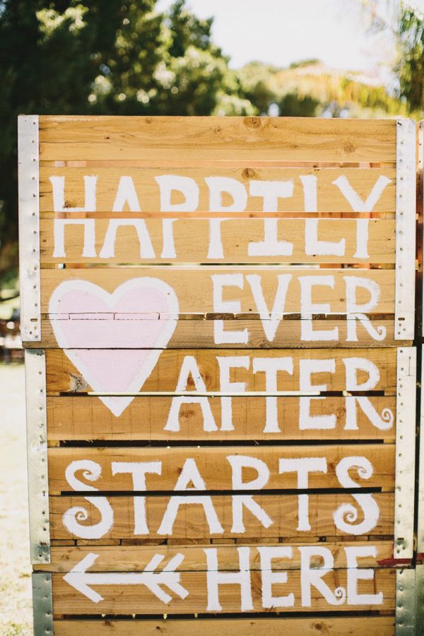 happily ever after sign