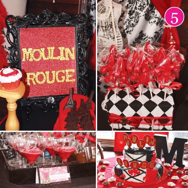 moulin rouge 30th birthday party ideas