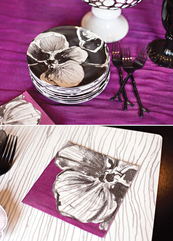 madhouse orchid tablescape by hostess with the mostess