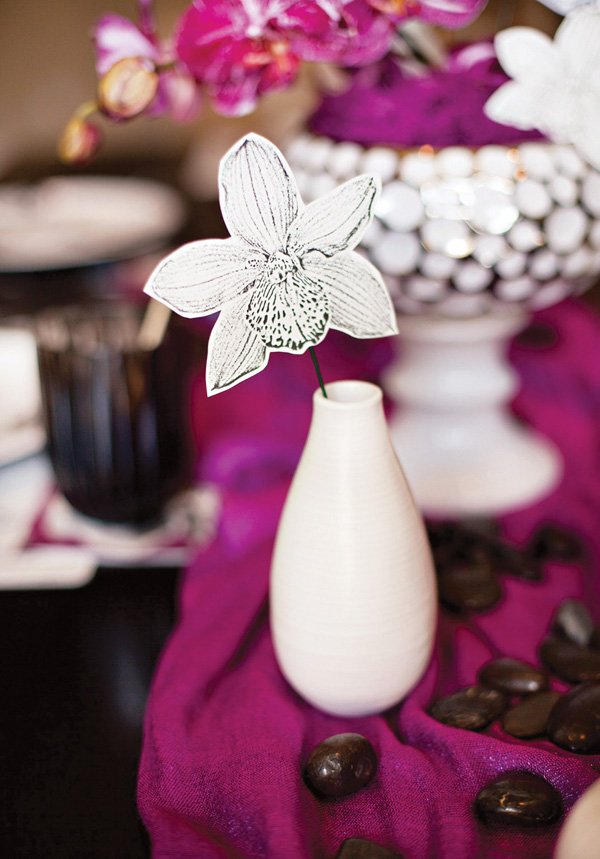 free orchid party printables 