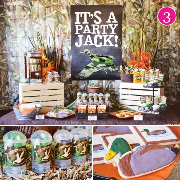 quack commander dessert table