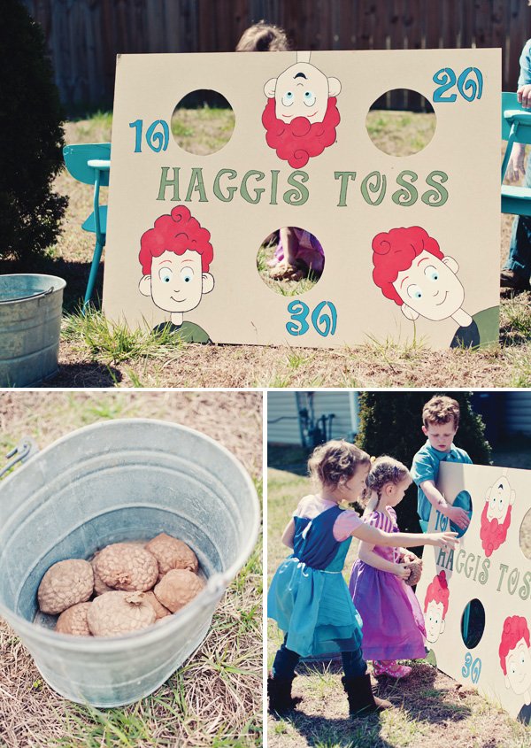 haggis toss game