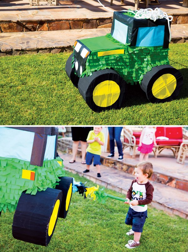 tractor piñata 
