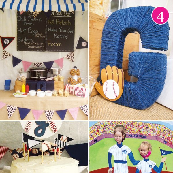 Baseball birthday party
