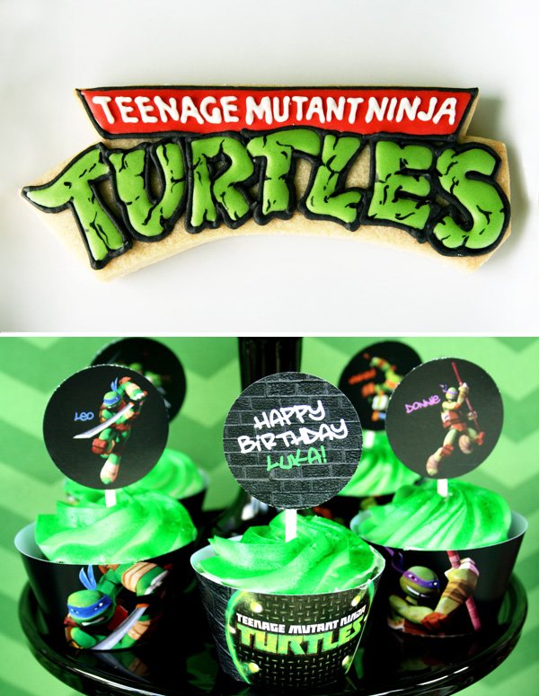 ninja turtle cookies