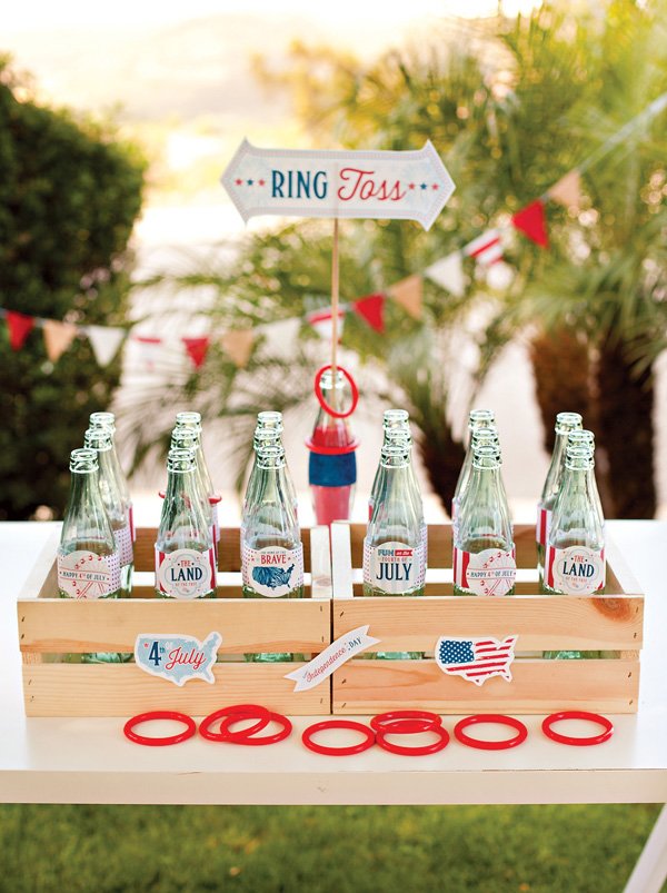 4th of July Ring Toss Activity