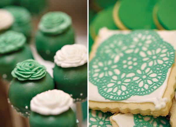 Green Lace Cookies
