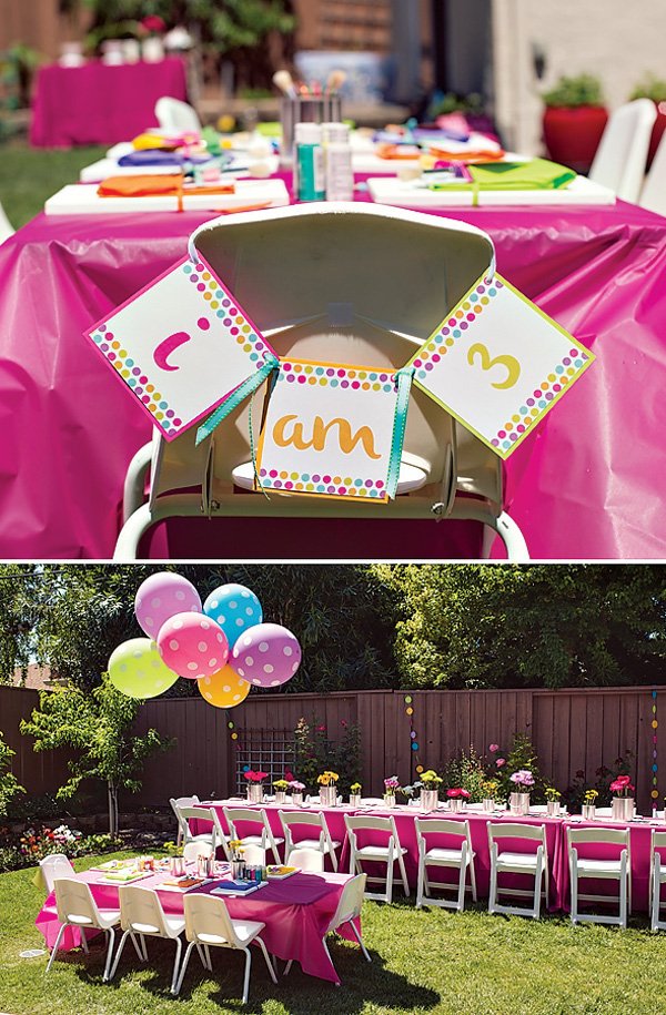 Pink & girly birthday party 