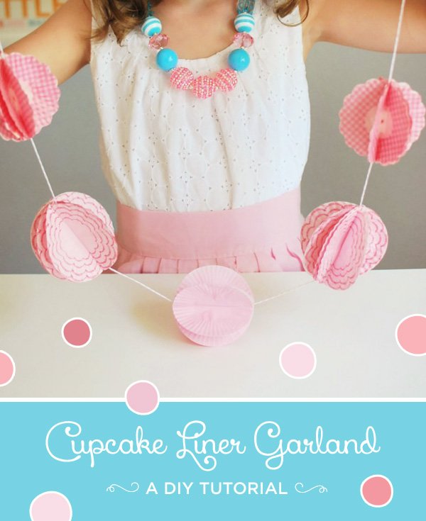 cupcake liner garland