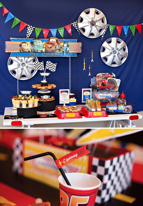 Super Cool Disney Pixar Cars Birthday Party Hostess With The Mostess 