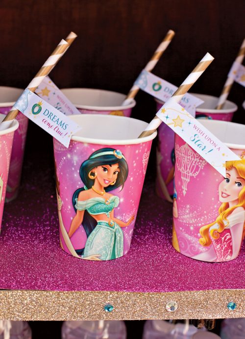 FREE Printables: Sparkly Disney Princess Birthday Party // Hostess with ...