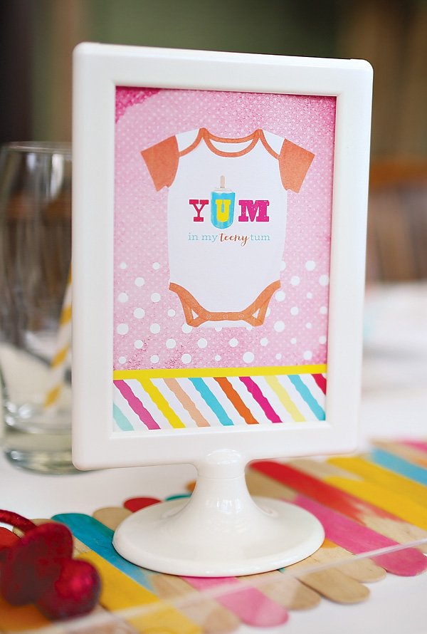 Popsicle Baby Shower Printables