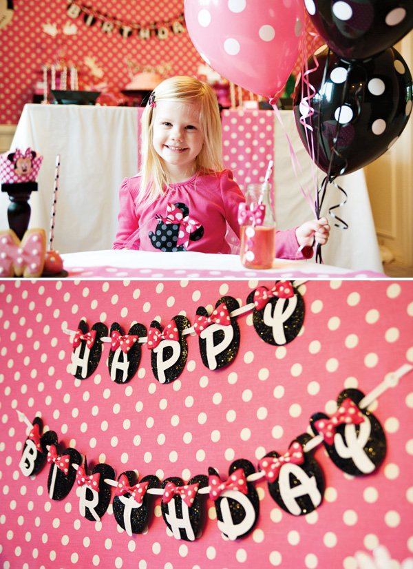 Minnie Mouse Style Hot Pink /& Red Polka Dots  Valentine Love Birthday Party Ball