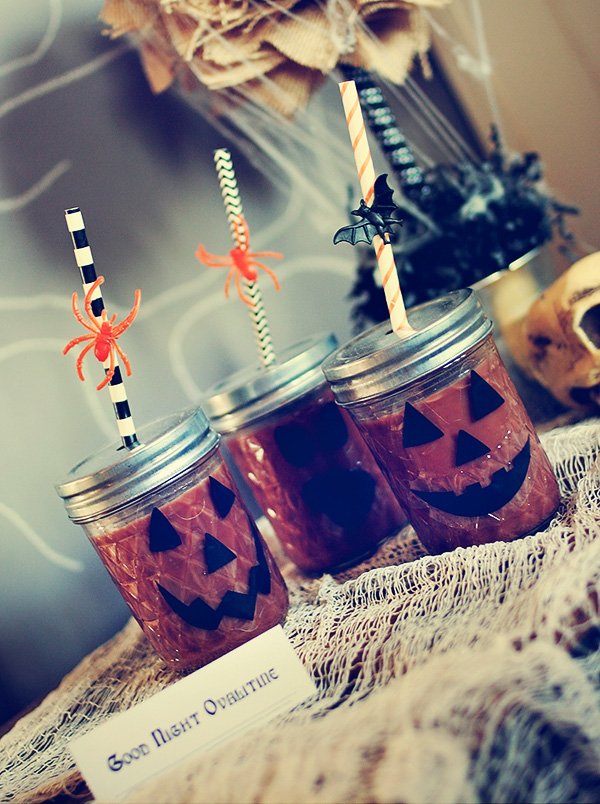 pumpkin mason jars