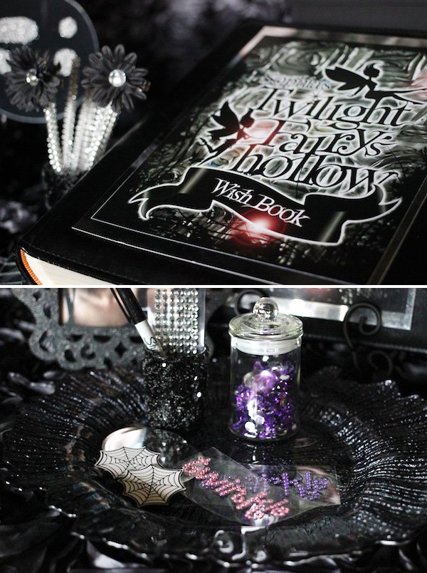 wishing book for a fairy party