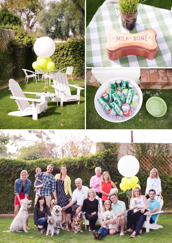 outdoors dog themed picnic party