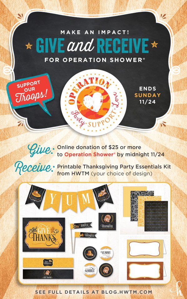 Operation Shower - Party. Support. Love.