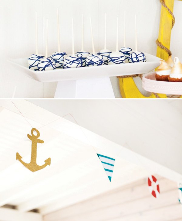 Nautical Birthday Banner Sailor Theme Decor, Navy Theme, Anchor Banner,  Sail Boat, Lift Saver Party Decor 1st Birthday, 5th Birthday Decor