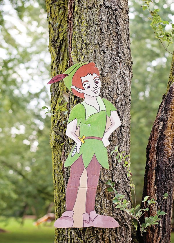 illustrated peter pan cut out