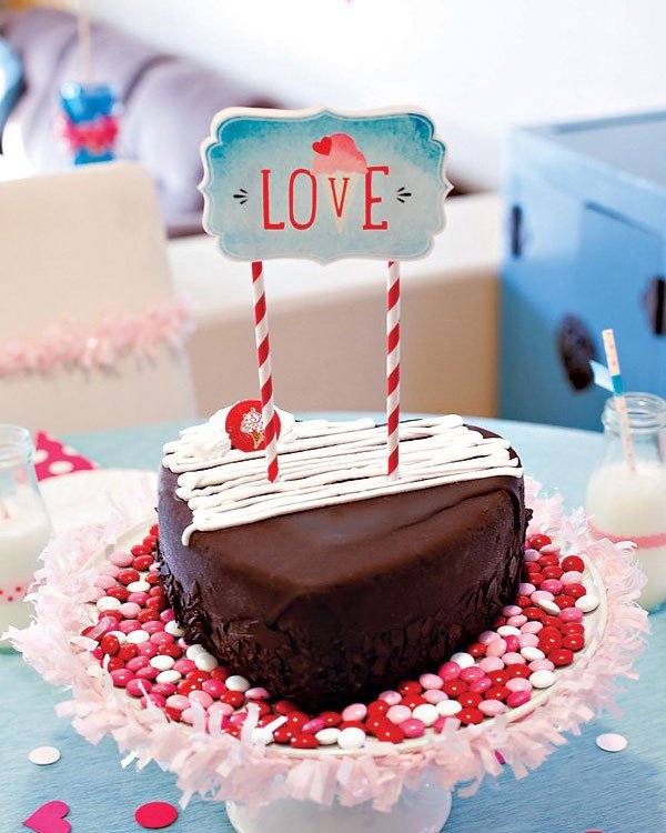 Ice Cream Cake Valentine's Day