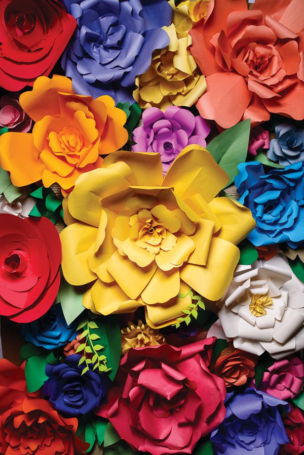 DIY Large Paper Flowers Tutorial