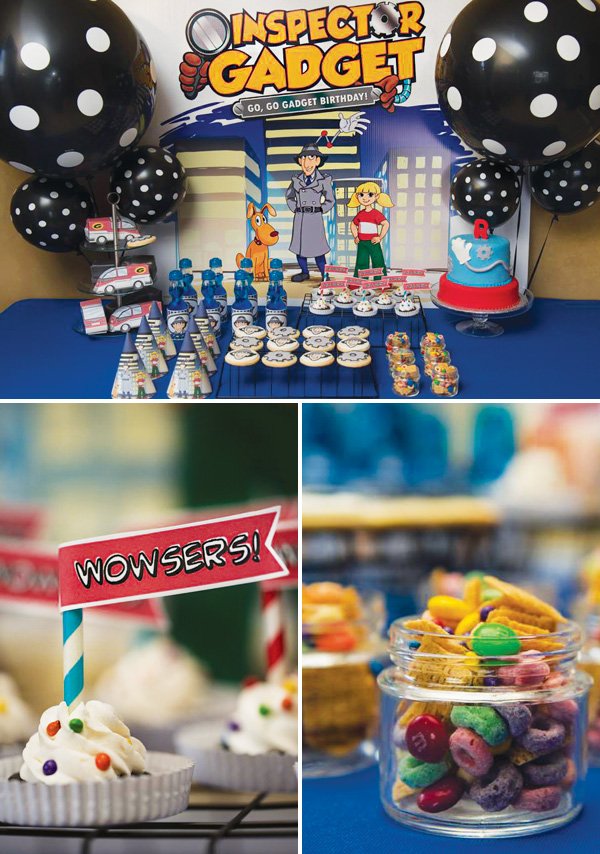 Inspector Gadget Birthday Party {Go, Go Gadget Birthday!} // Hostess with  the Mostess®