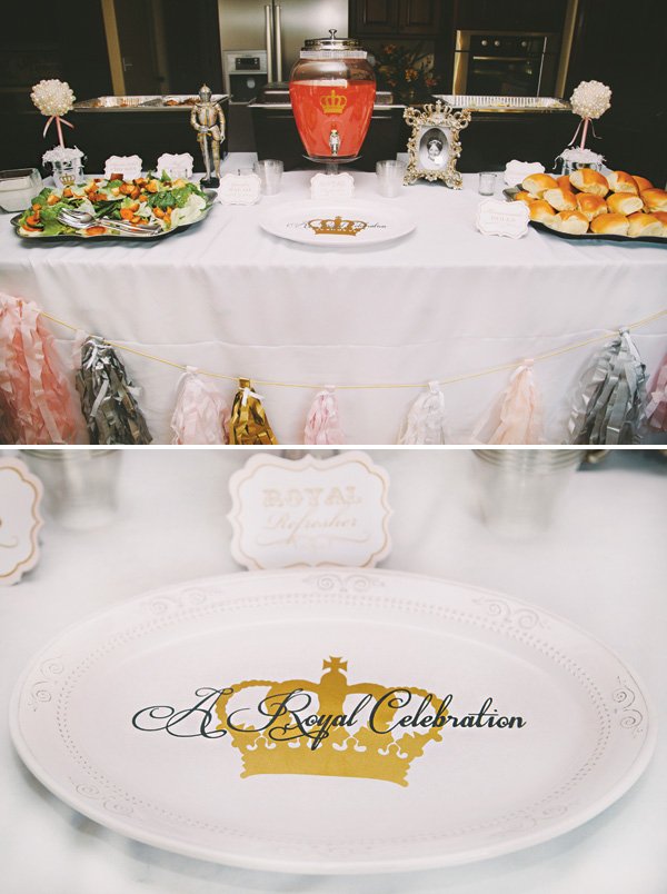 royal party food table
