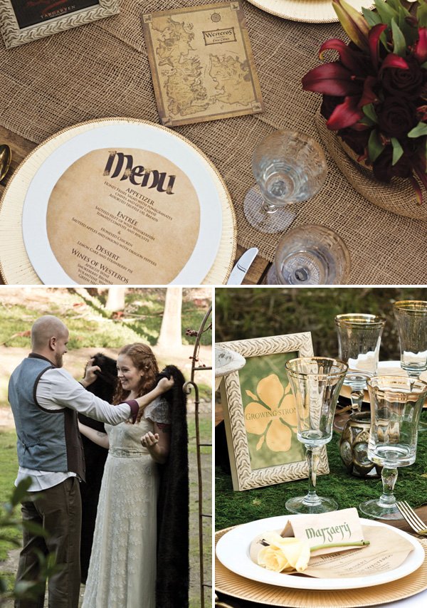 game of thrones inspired wedding