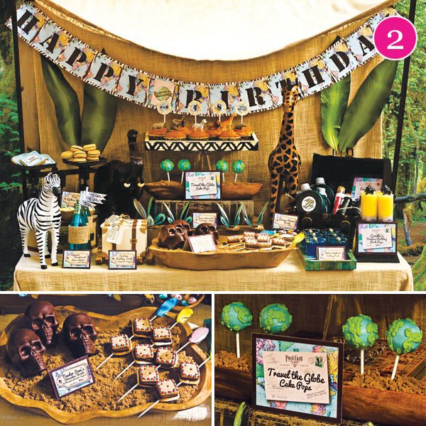 disney jungle cruise themed birthday party