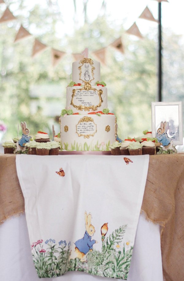 Adorable Peter Rabbit First Birthday Garden Party // Hostess with