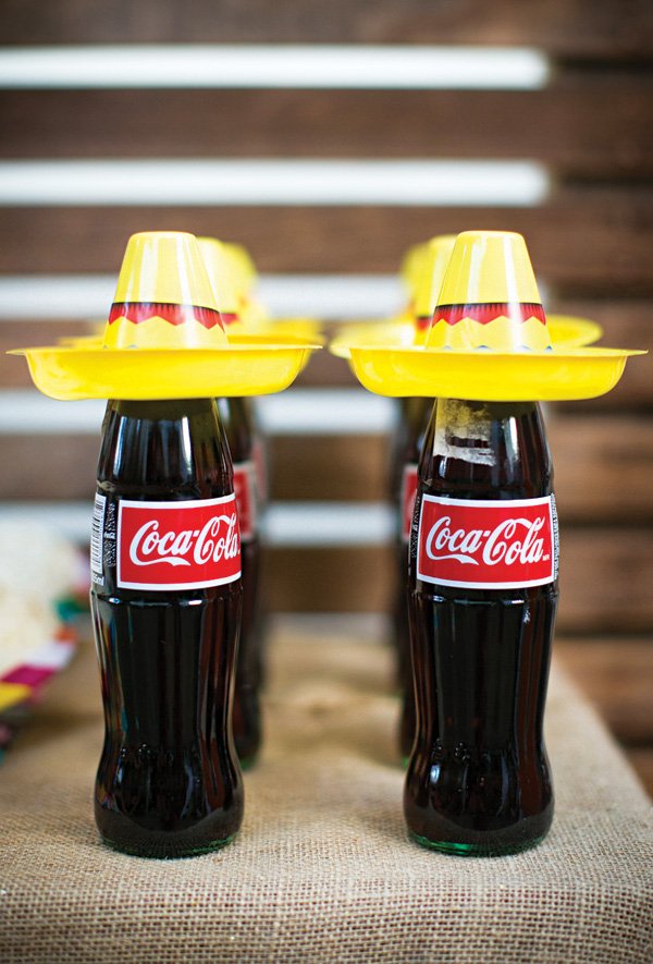 soda pop bottle sombreros