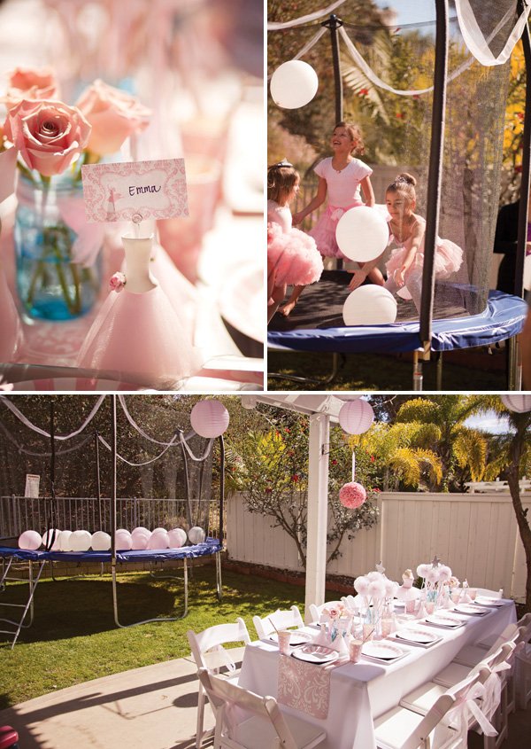 trampoline balloons party game