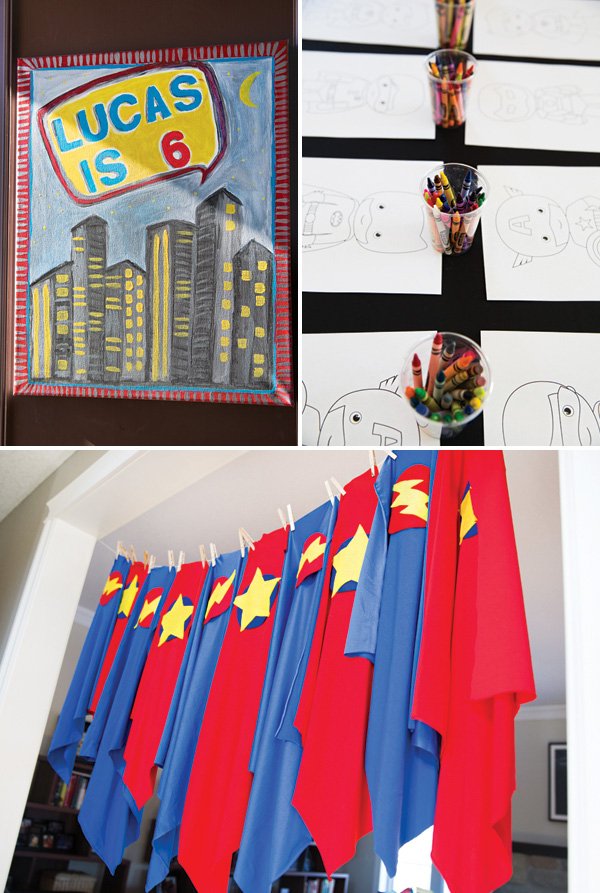 DIY super hero capes