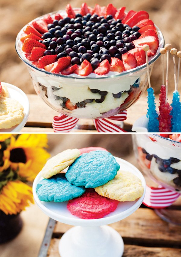 red, white and blue dessert ideas