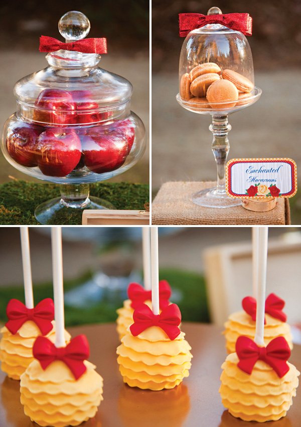 ruffle and bow princess cake pops