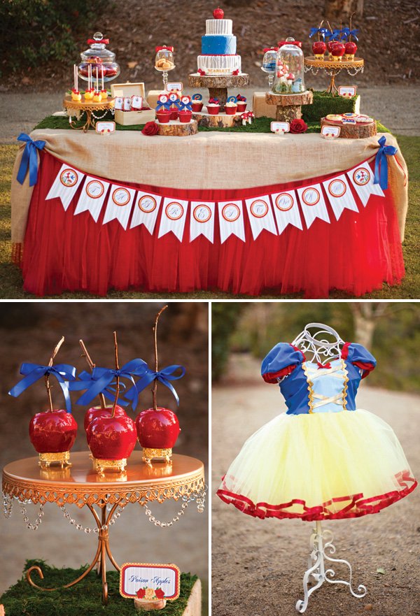 snow white and the seven dwarfs birthday party ideas