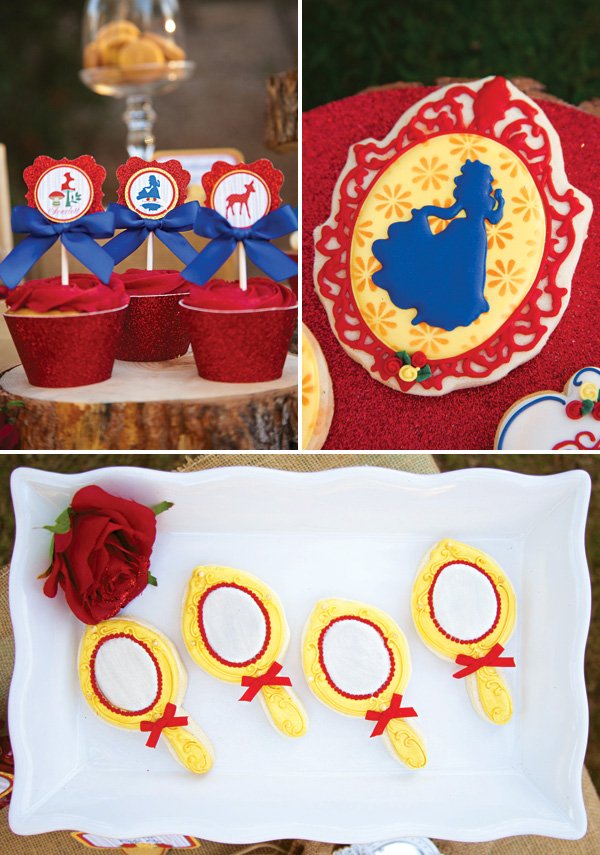 snow white inspired desserts