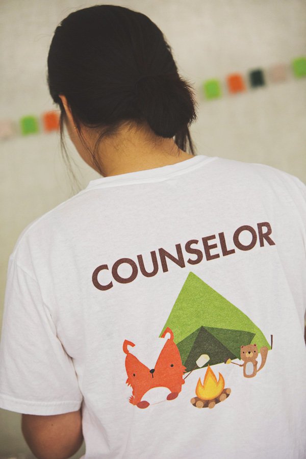 custom camp party counselor shirts