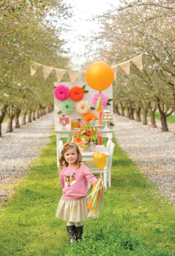 fox themed birthday party