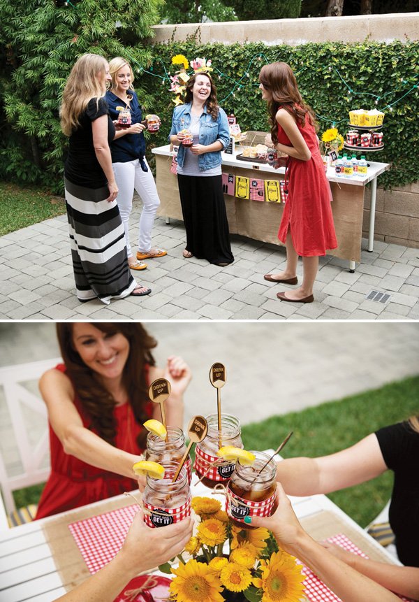 girls night in birthday party barbecue