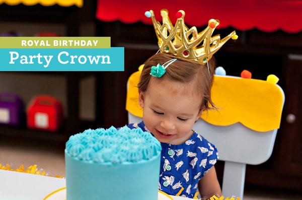 DIY royal birthday crown tutorial
