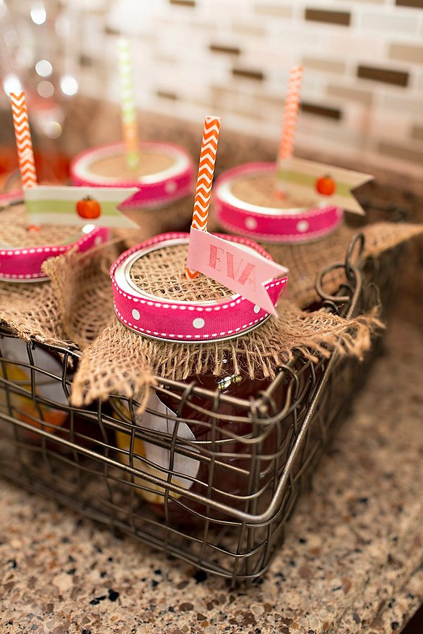 Fall Harvest Mason Jar Drinks