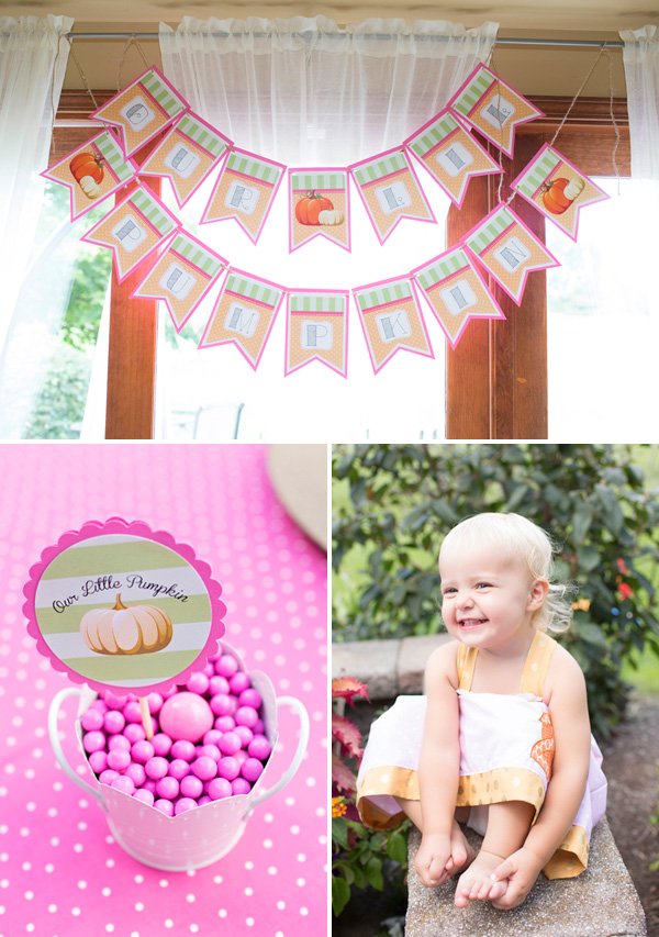 Little Pumpkin Birthday Party Decorations