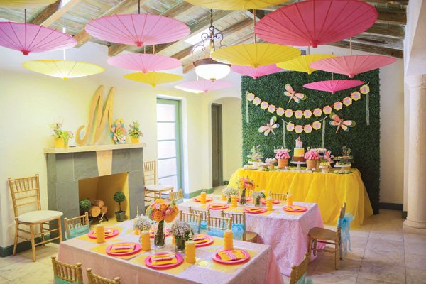 garden honeybee birthday party ideas