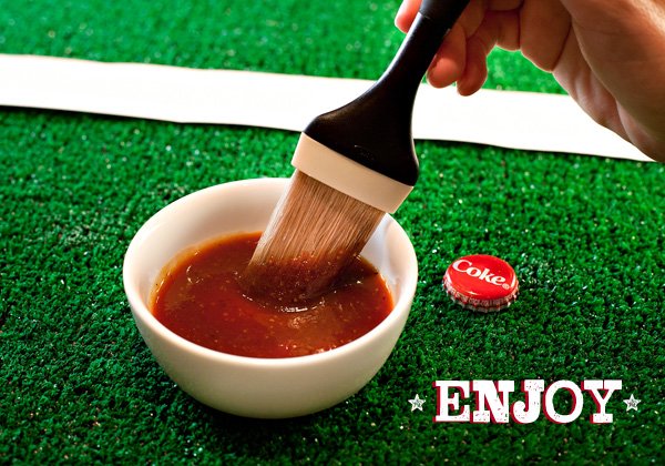 Coca-Cola BBQ Sauce close-up